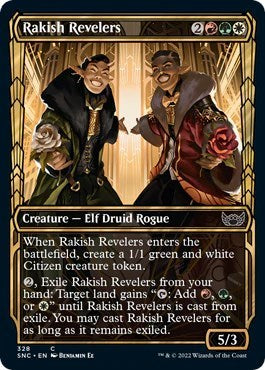 Rakish Revelers (Showcase) (Streets of New Capenna) Light Play Foil