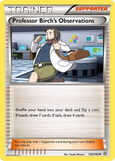 Professor Birch's Observations (XY - Primal Clash) Near Mint