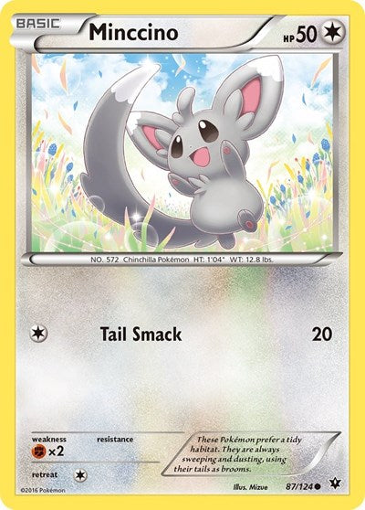Minccino (87) (XY - Fates Collide) Near Mint