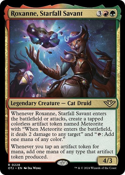 Roxanne, Starfall Savant (Outlaws of Thunder Junction) Near Mint Foil
