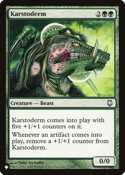 Karstoderm (The List) Near Mint