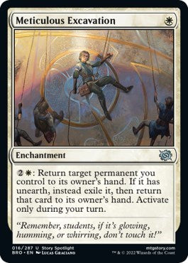 Meticulous Excavation (The Brothers' War) Near Mint Foil