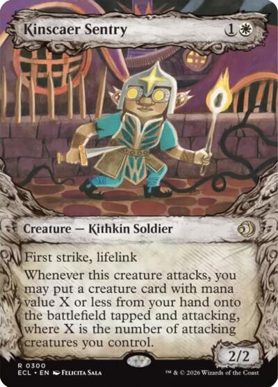 Kinscaer Sentry (Showcase) (Lorwyn Eclipsed) Near Mint Foil