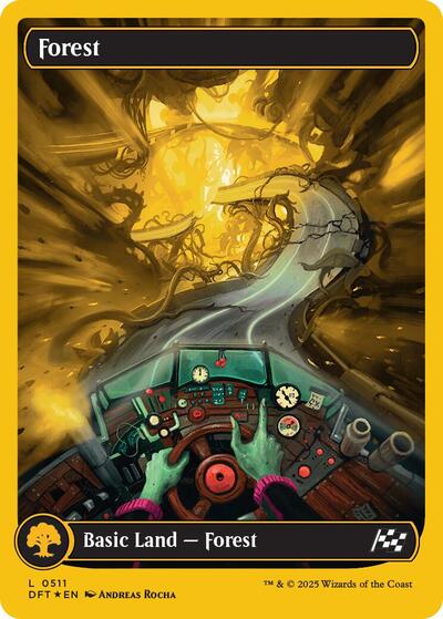 Forest (0511) (First-Place Foil) (Aetherdrift) Near Mint Foil