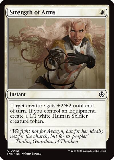 Strength of Arms (Innistrad Remastered) Light Play Foil