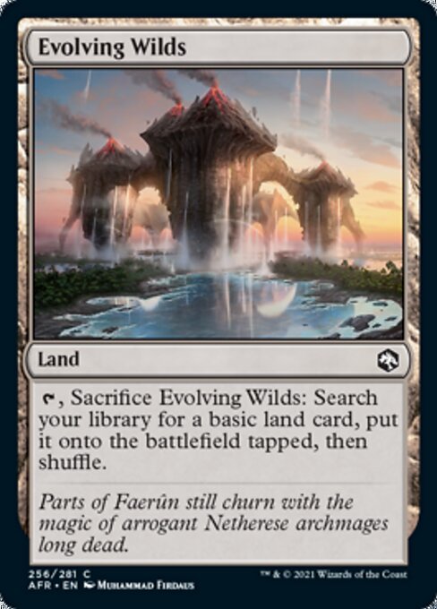 Evolving Wilds (Adventures in the Forgotten Realms) Light Play Foil