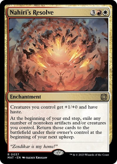 Nahiri's Resolve (March of the Machine: The Aftermath) Light Play