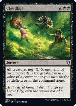 Cloudkill (Commander Legends: Battle for Baldur's Gate) Light Play Foil