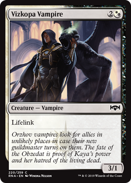 Vizkopa Vampire (Ravnica Allegiance) Light Play Foil