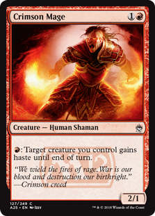 Crimson Mage (Masters 25) Light Play Foil