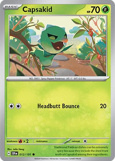Capsakid (SV08: Surging Sparks) Near Mint