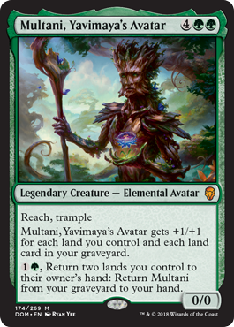 Multani, Yavimaya's Avatar (Dominaria) Light Play Foil