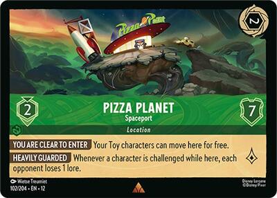 Pizza Planet - Spaceport (Wilds Unknown) Near Mint Cold Foil