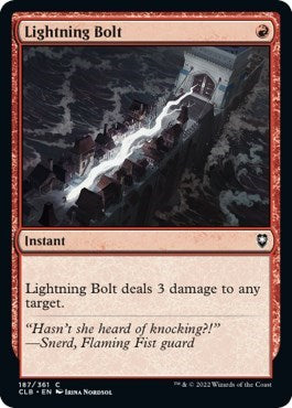 Lightning Bolt (Commander Legends: Battle for Baldur's Gate) Light Play