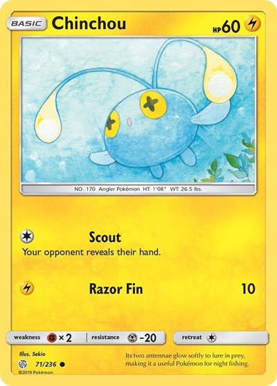 Chinchou (SM - Cosmic Eclipse) Near Mint