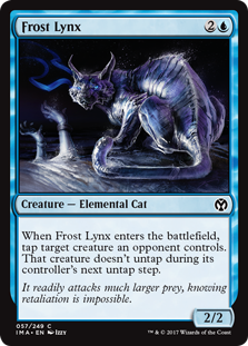Frost Lynx (Iconic Masters) Light Play Foil