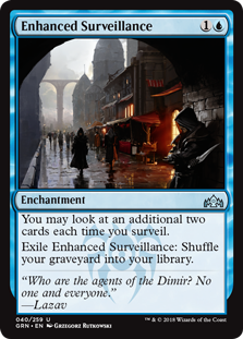 Enhanced Surveillance (Guilds of Ravnica) Light Play