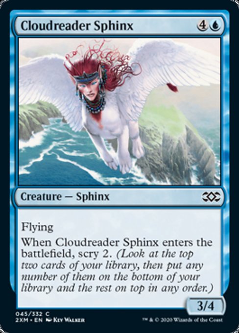 Cloudreader Sphinx (Double Masters) Light Play Foil