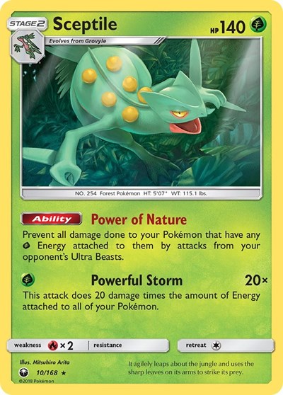 Sceptile (SM - Celestial Storm) Near Mint