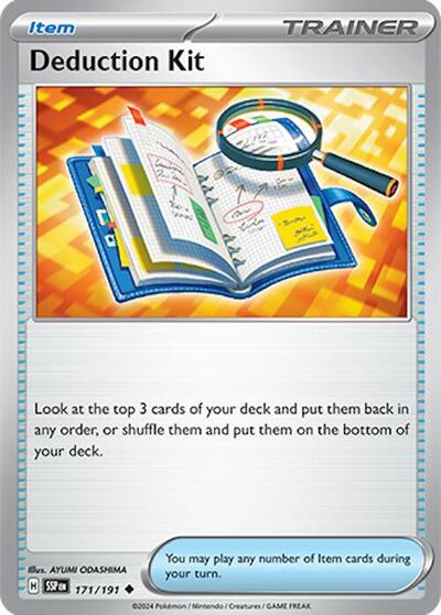Deduction Kit (SV08: Surging Sparks) Near Mint Reverse Holofoil