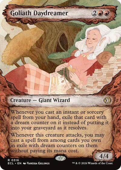 Goliath Daydreamer (Showcase) (Lorwyn Eclipsed) Near Mint Foil