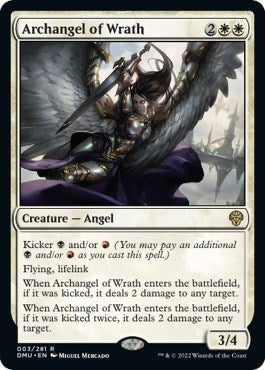 Archangel of Wrath (Dominaria United) Light Play