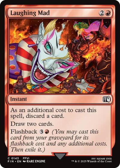 Laughing Mad (Universes Beyond: FINAL FANTASY) Near Mint Foil