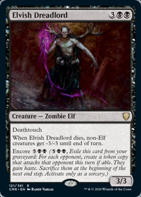 Elvish Dreadlord (Commander Legends) Light Play