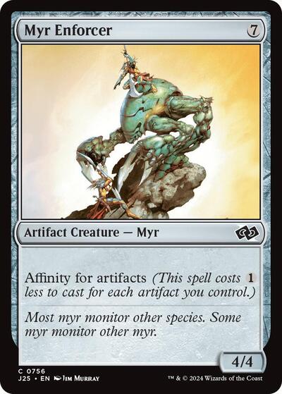 Myr Enforcer (Foundations Jumpstart) Light Play