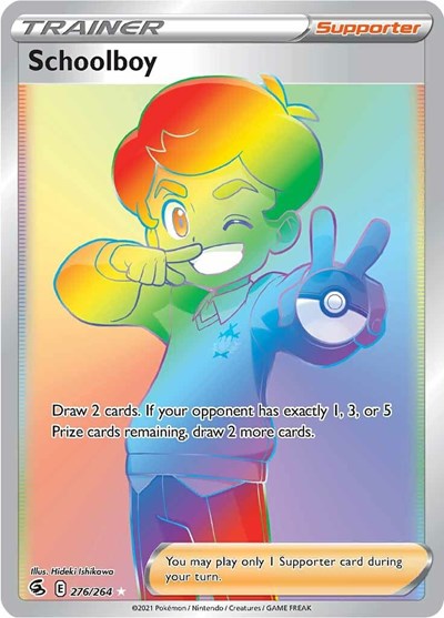 Schoolboy (Secret) (SWSH08: Fusion Strike) Near Mint Holofoil