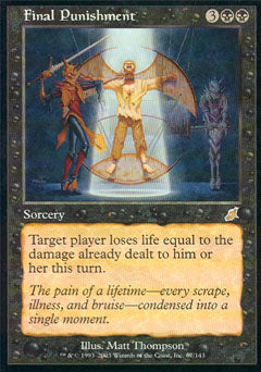 Final Punishment (Scourge) Light Play