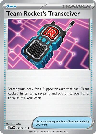 Team Rocket's Transceiver - 209 (ME: Ascended Heroes) Near Mint