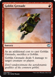 Goblin Grenade (Duel Decks: Merfolk vs Goblins) Light Play