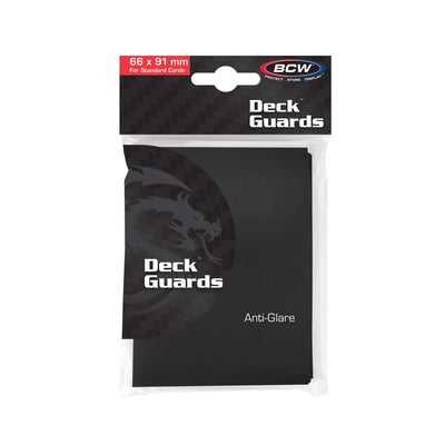 BCW Deck Guard - Double Matte - Black (50 ct)