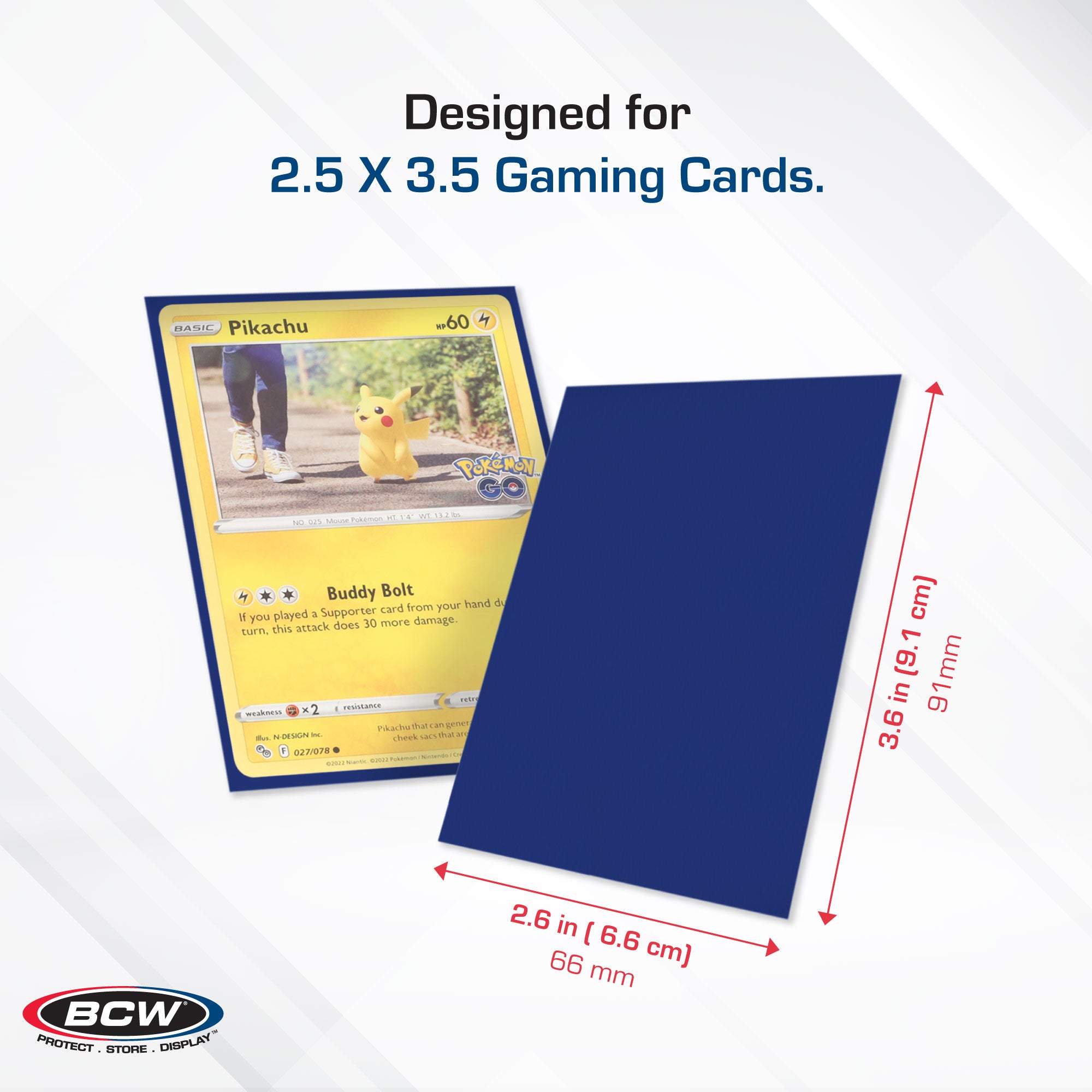 BCW Deck Guard - Double Matte - Blue (50 ct)