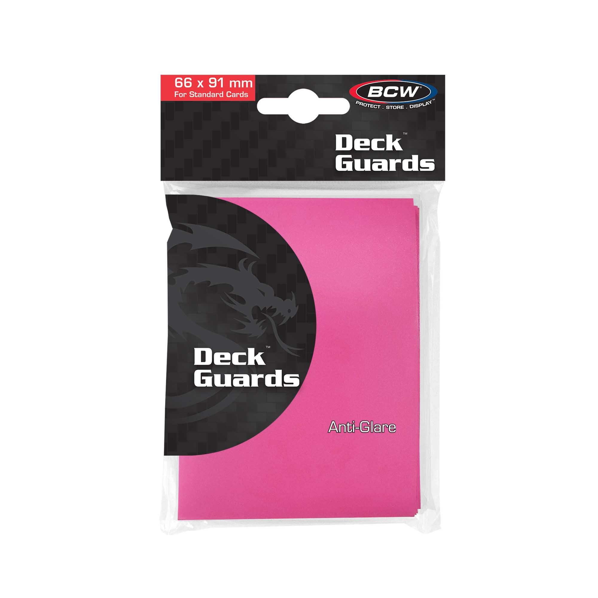 BCW Deck Guard - Double Matte - Pink (50 ct)