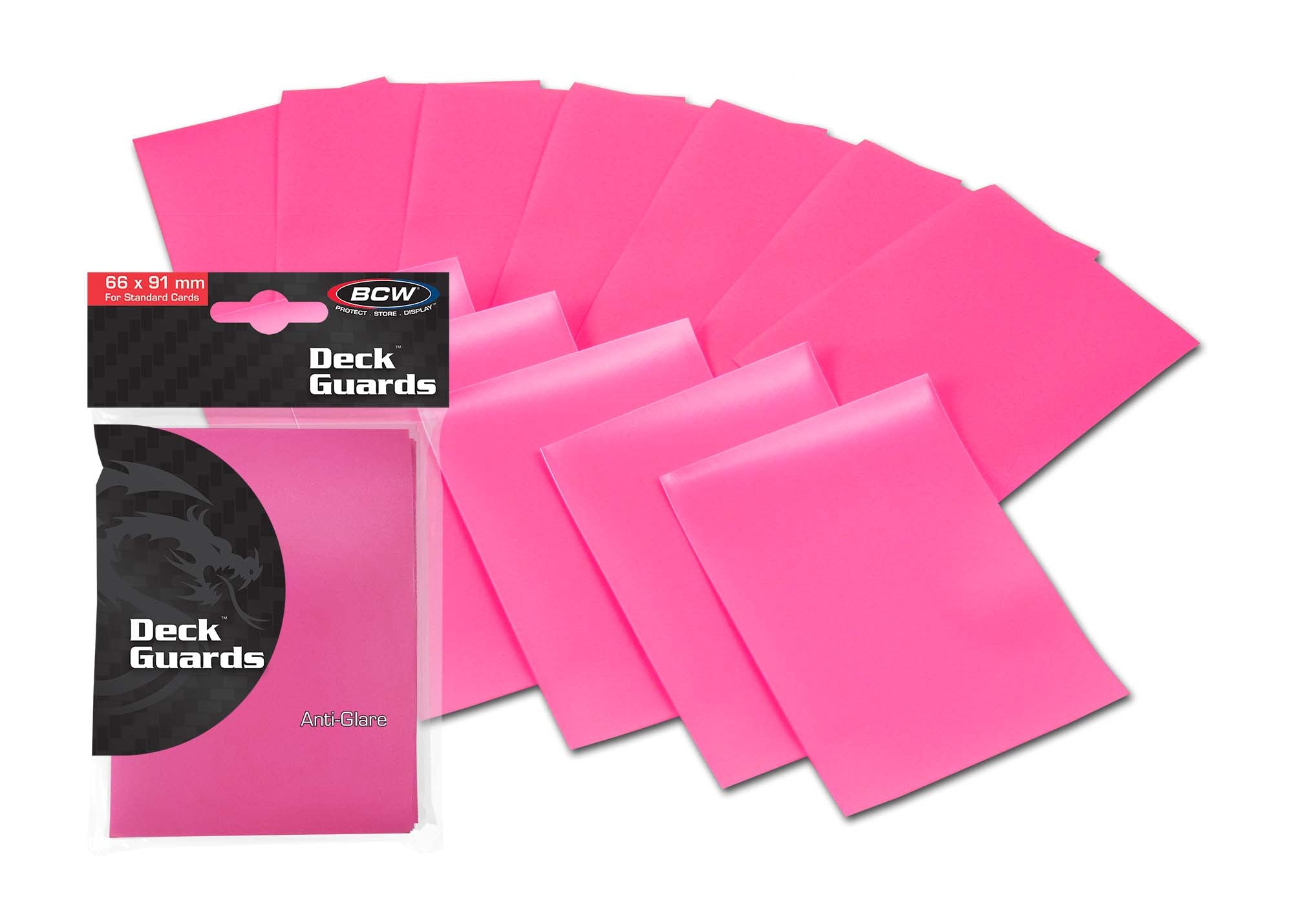 BCW Deck Guard - Double Matte - Pink (50 ct)