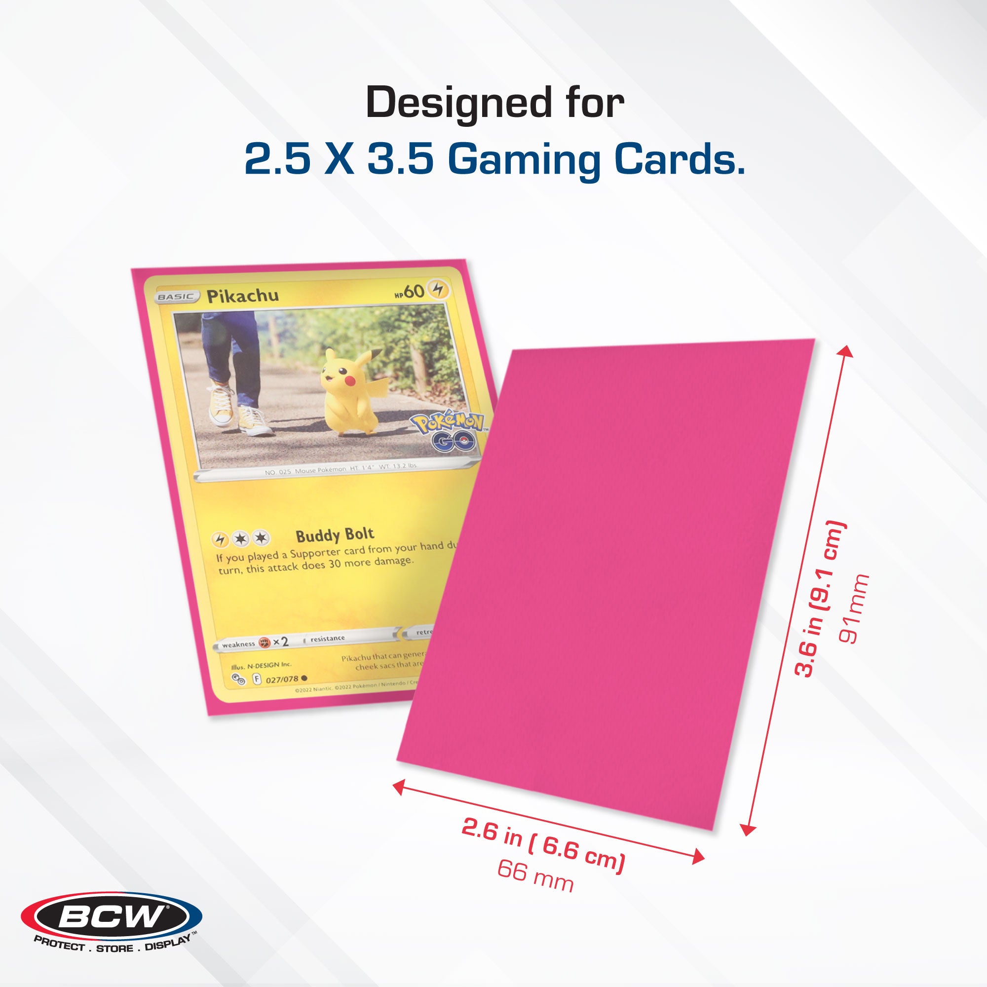 BCW Deck Guard - Double Matte - Pink (50 ct)