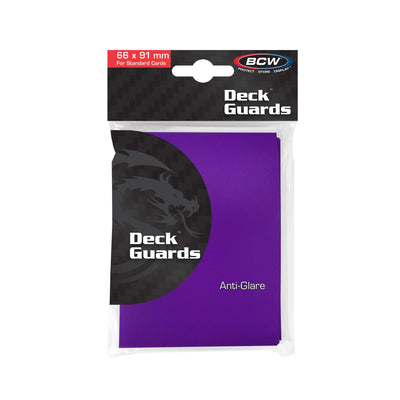 BCW Deck Guard - Double Matte - Purple (50 ct)