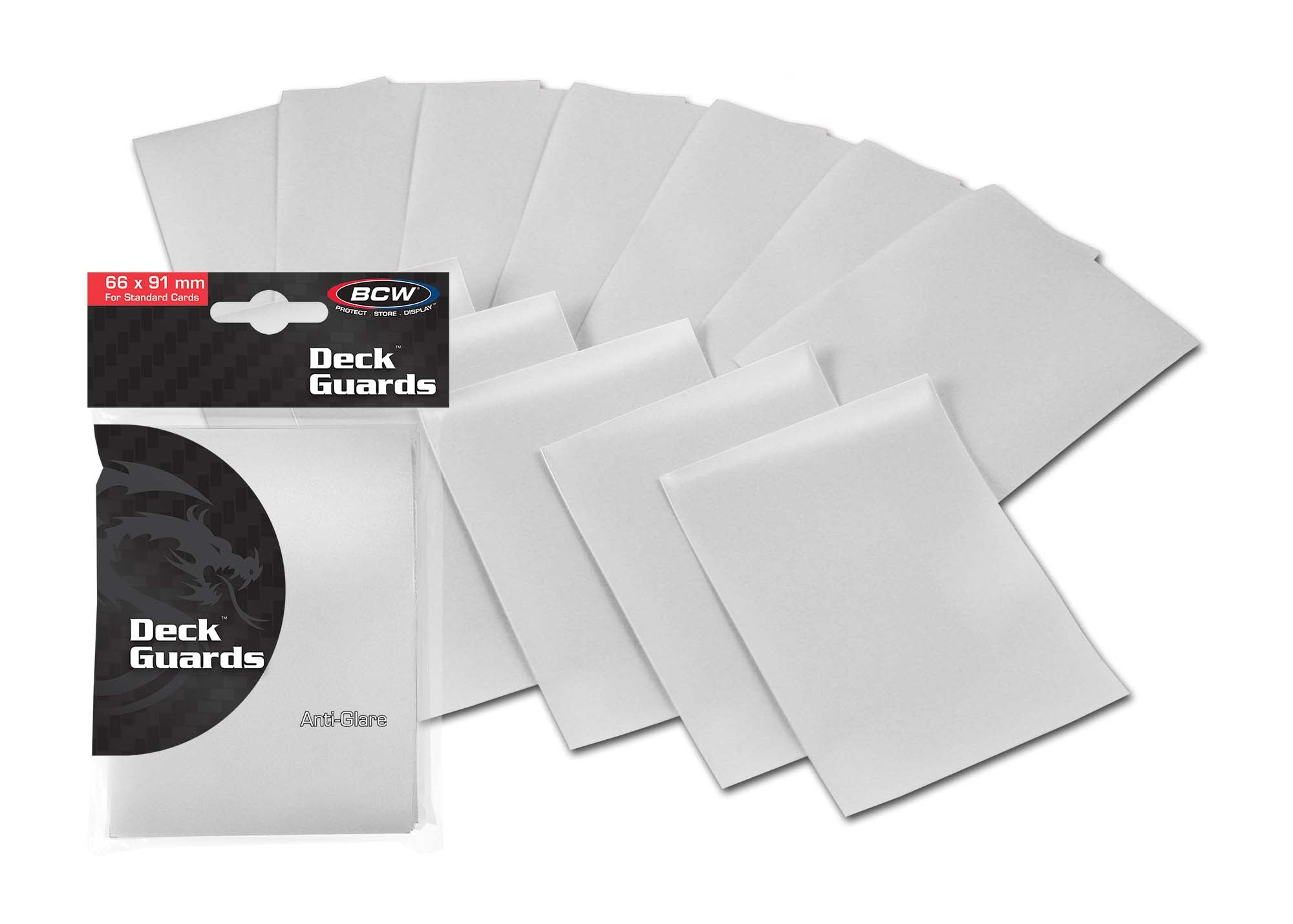BCW Deck Guard - Double Matte - White (50 ct)