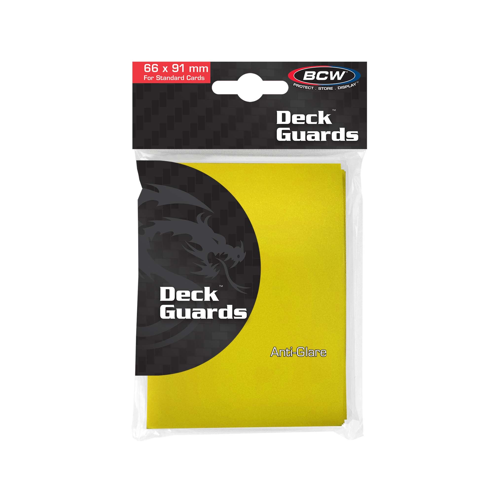 BCW Deck Guard - Double Matte - Yellow (50 ct)