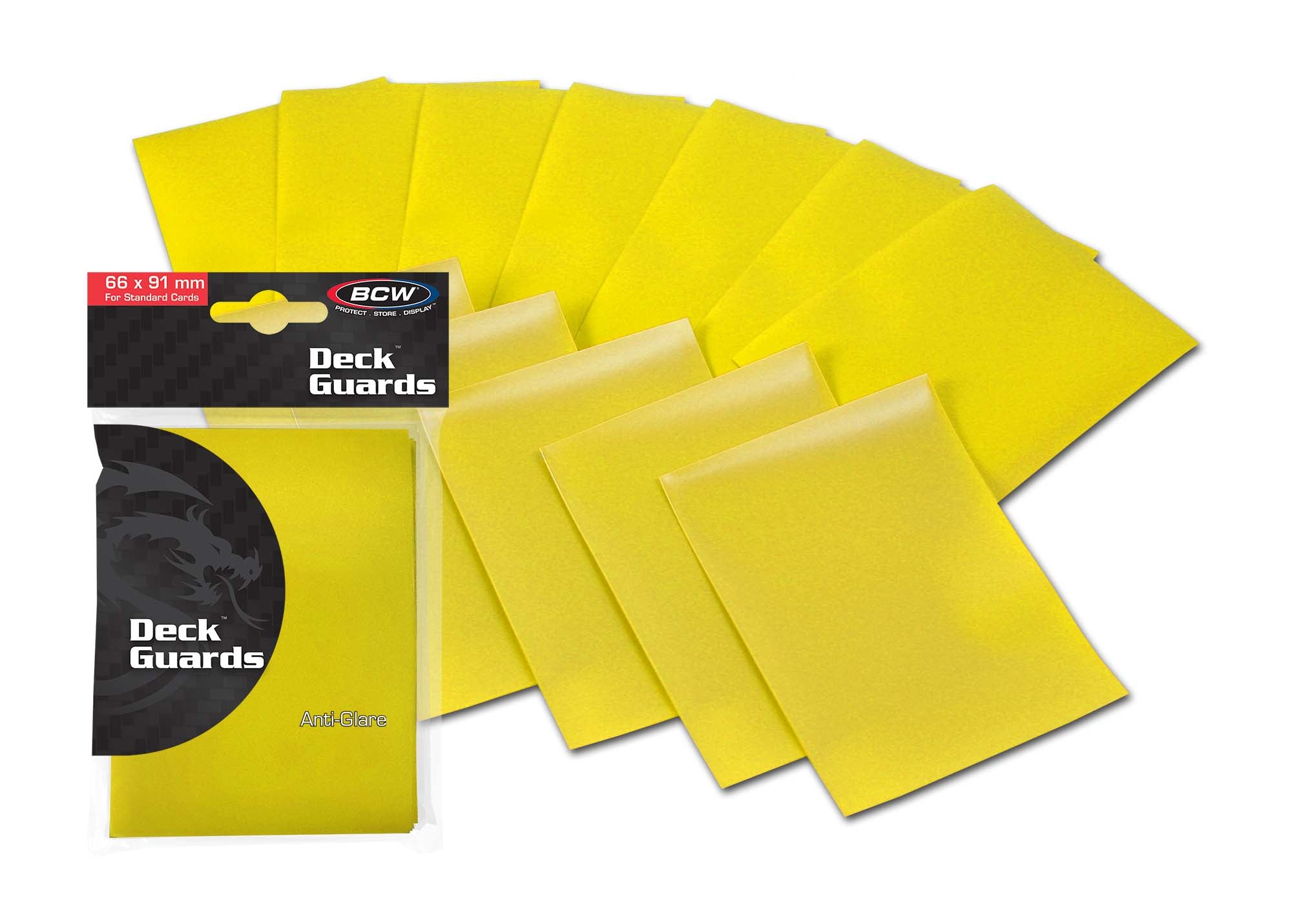 BCW Deck Guard - Double Matte - Yellow (50 ct)
