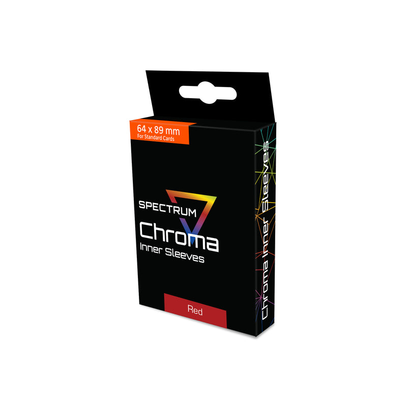 BCW Chroma Inner Sleeves – Red (100 Count)