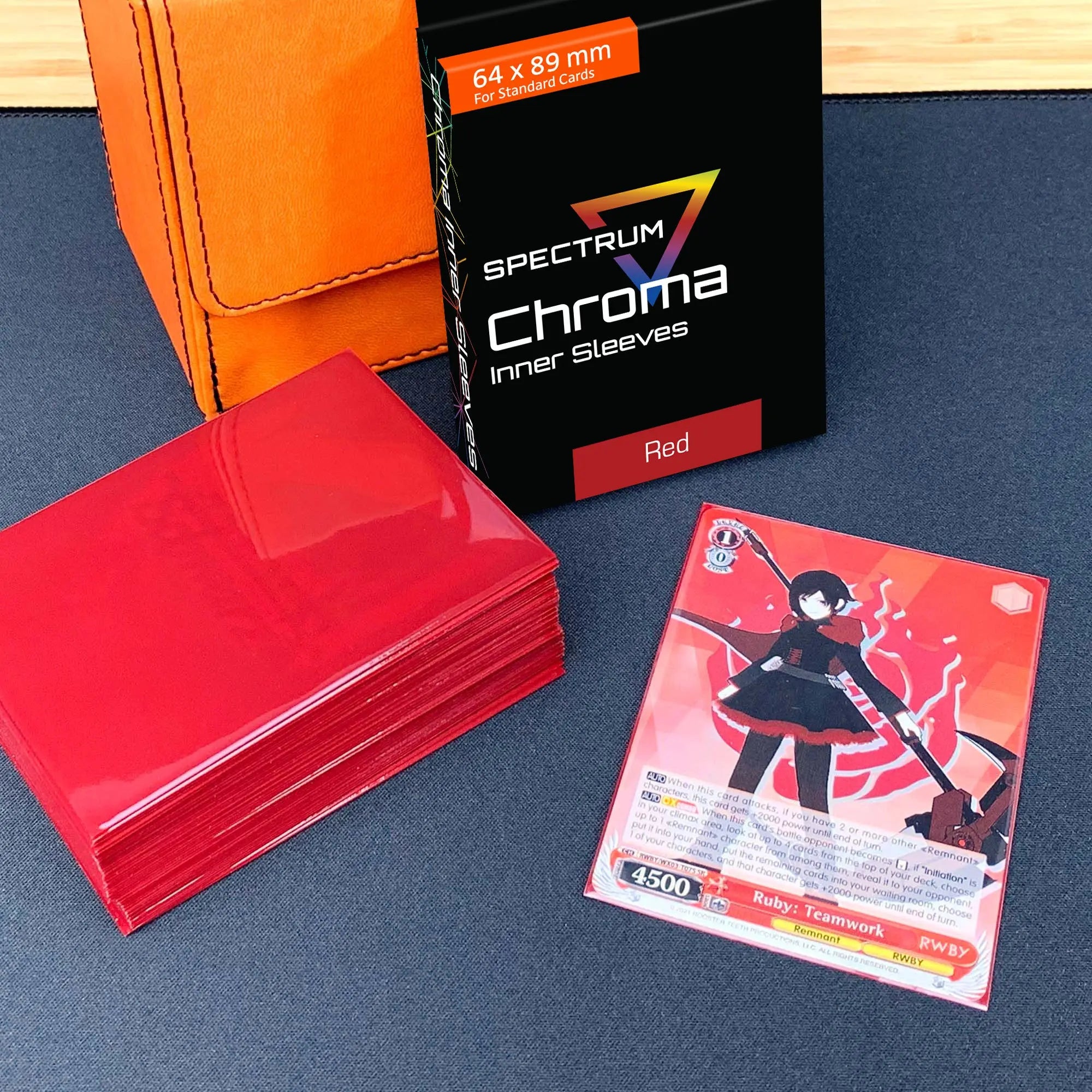 BCW Chroma Inner Sleeves – Red (100 Count) - K&N Gaming LLC