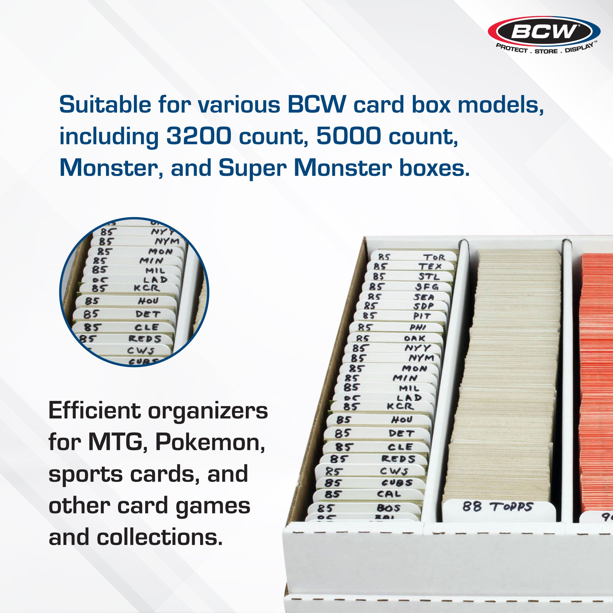 BCW Trading Card Dividers (10 ct)