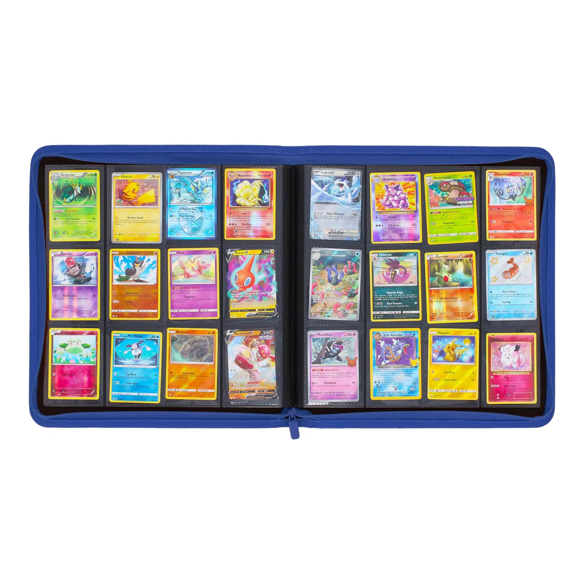 Z-Folio 12-Pocket LX Album - Blue - K&N Gaming LLC