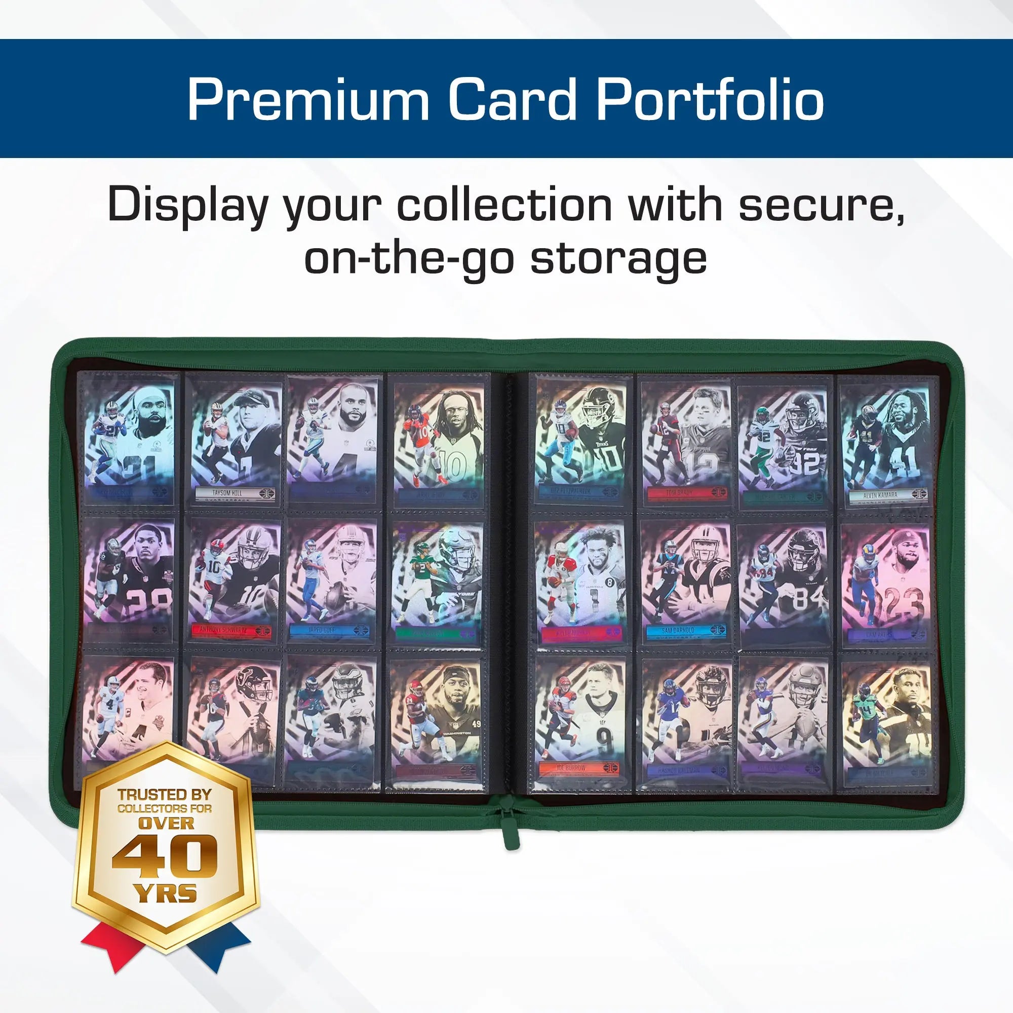 Z-Folio 12-Pocket LX Album - Green - K&N Gaming LLC