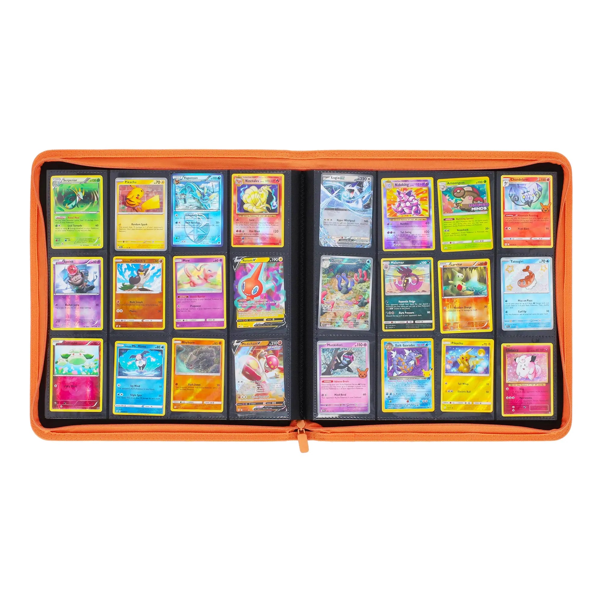 Z-Folio 12-Pocket LX Album - Orange - K&N Gaming LLC