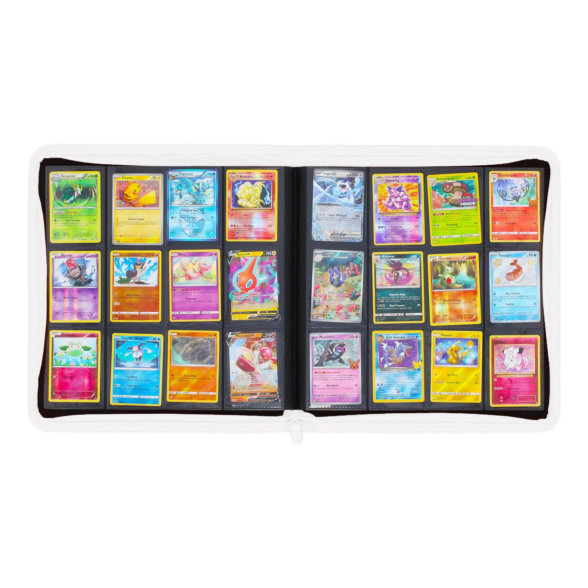 Z-Folio 12-Pocket LX Album - White - K&N Gaming LLC