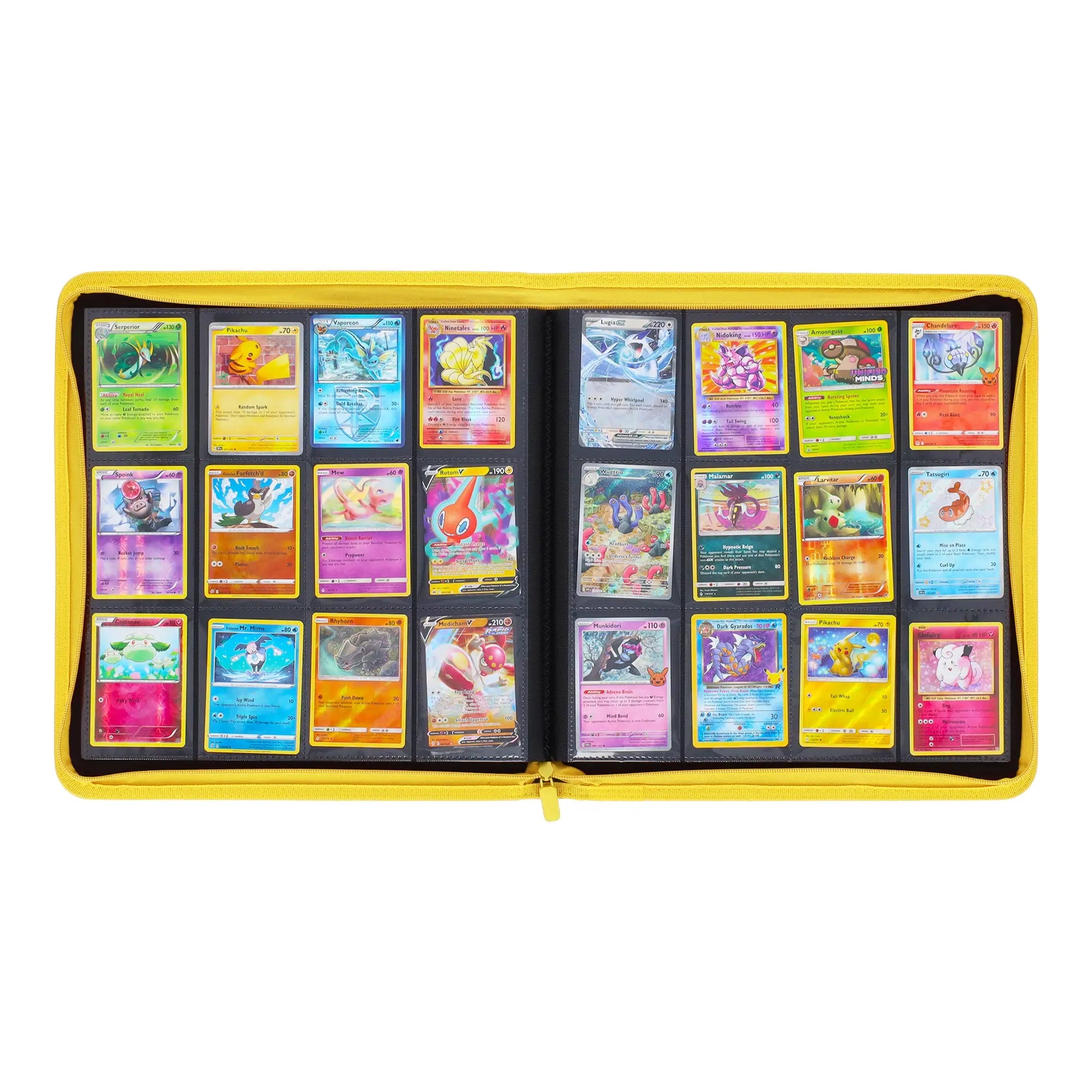 Z-Folio 12-Pocket LX Album - Yellow - K&N Gaming LLC